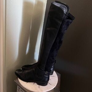🛑 1 hour sale. Tory Burch, size 7.5, Black Over the Knee Boots